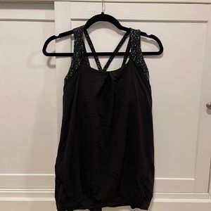 Lululemon Black Tank with Built in Bra
